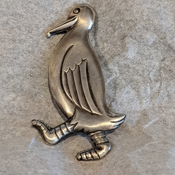 Antique Sterling Duck Lapel pin Collectors item! - Picture 1 of 11